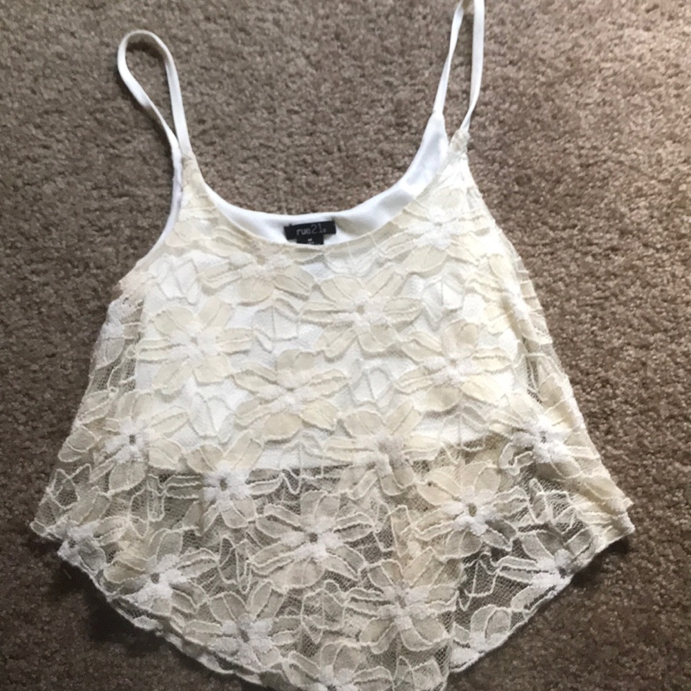 Rue 21 crop top tank top